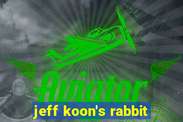 jeff koon's rabbit