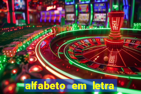 alfabeto em letra de pichação