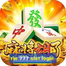 rio 777 slot login