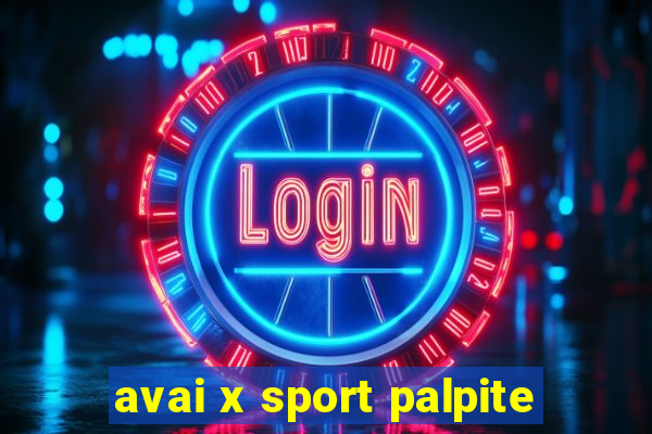 avai x sport palpite