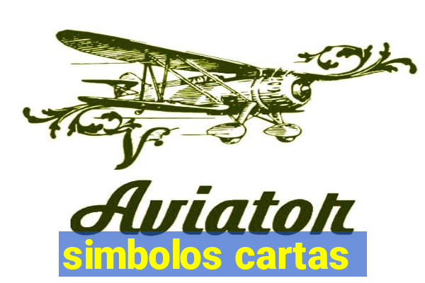 simbolos cartas