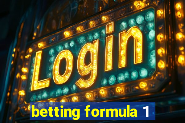 betting formula 1