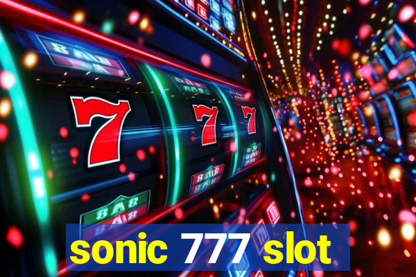 sonic 777 slot