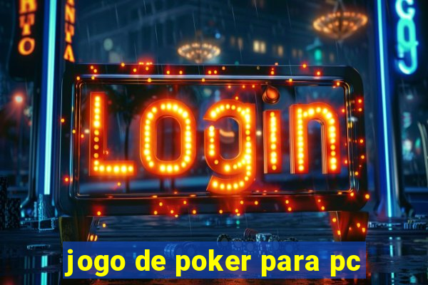 jogo de poker para pc