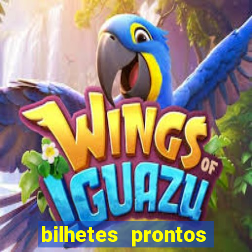 bilhetes prontos dos jogos de hoje