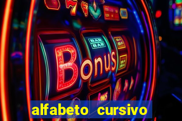 alfabeto cursivo pontilhado para imprimir pdf