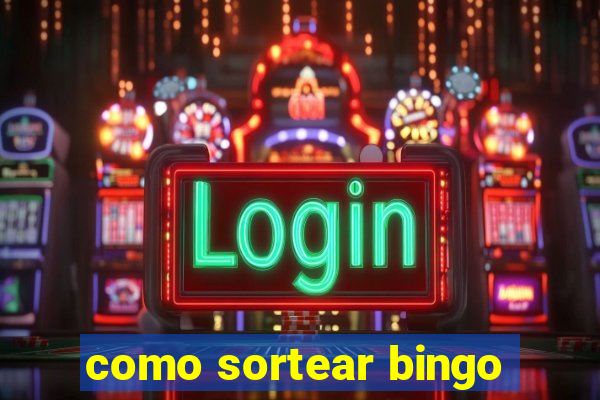 como sortear bingo