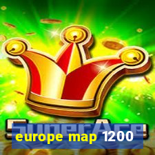 europe map 1200