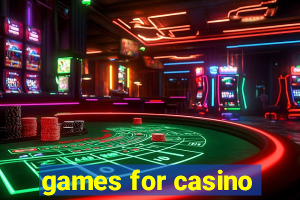 games for casino