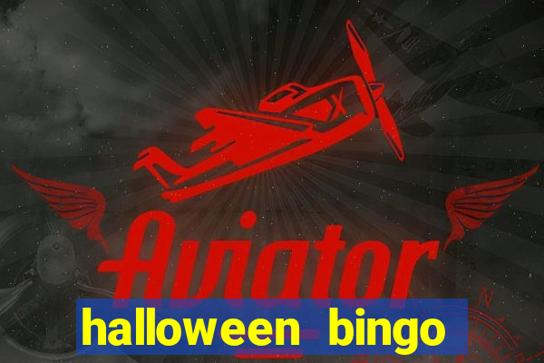 halloween bingo cards with numbers