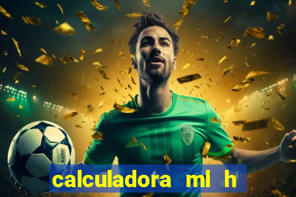 calculadora ml h para mcg kg min