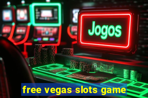 free vegas slots game