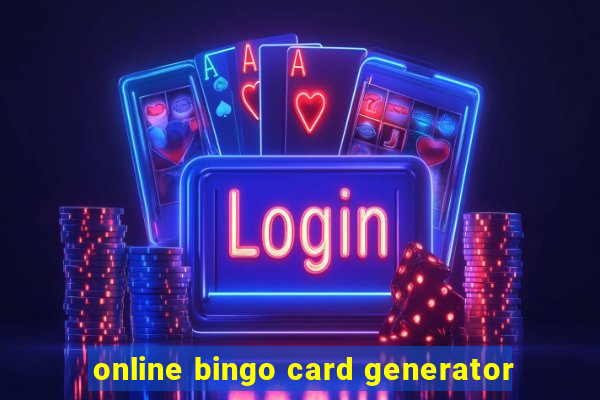 online bingo card generator