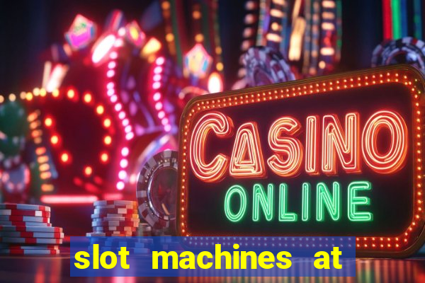 slot machines at mgm springfield