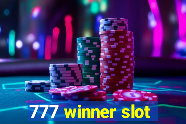 777 winner slot