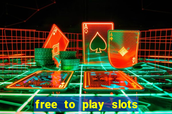 free to play slots online no download