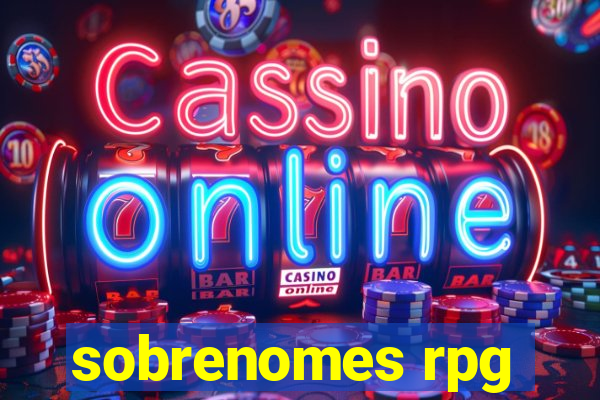 sobrenomes rpg