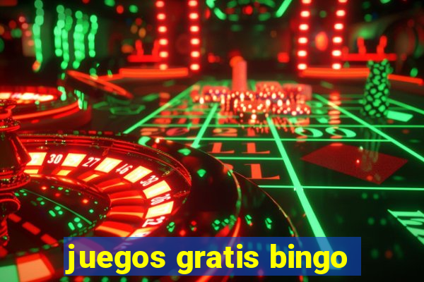 juegos gratis bingo