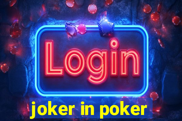 joker in poker