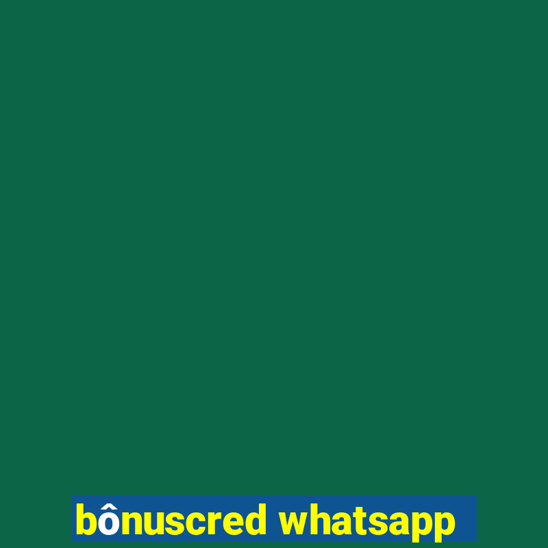 bônuscred whatsapp