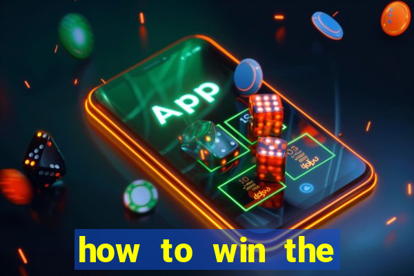 how to win the slot machine