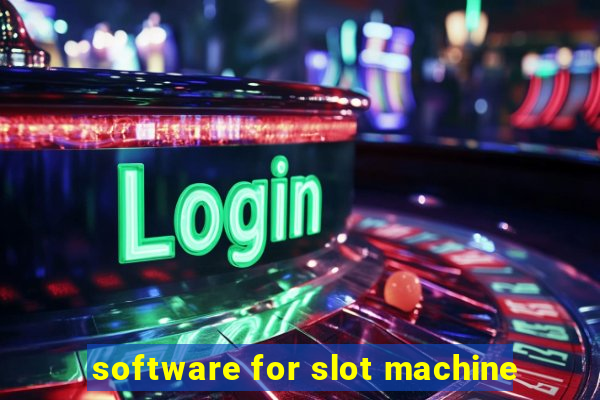 software for slot machine