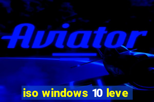 iso windows 10 leve