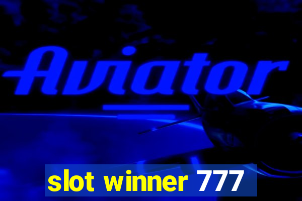 slot winner 777