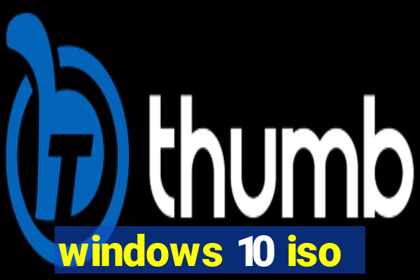 windows 10 iso