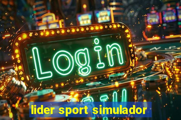 lider sport simulador