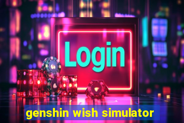 genshin wish simulator