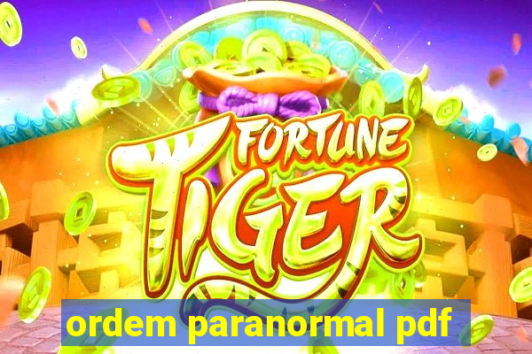 ordem paranormal pdf