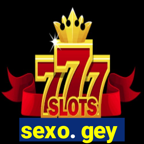 sexo. gey