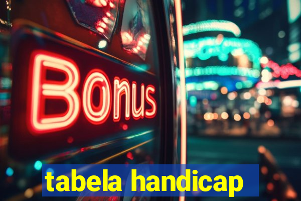 tabela handicap