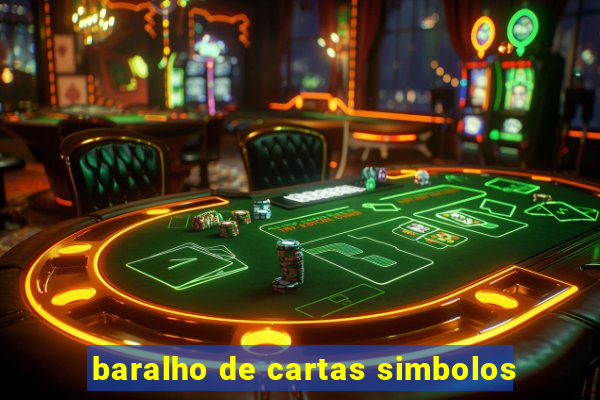 baralho de cartas simbolos