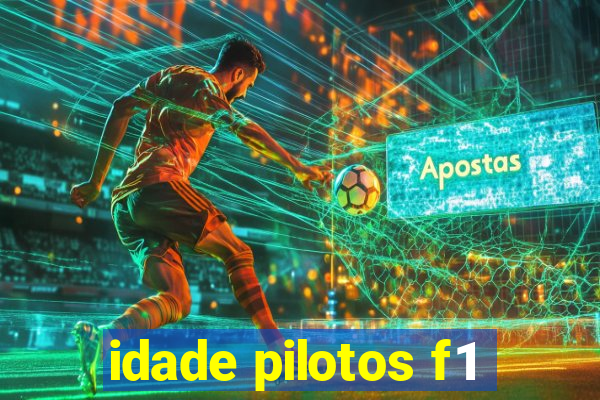 idade pilotos f1