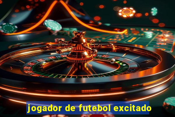 jogador de futebol excitado