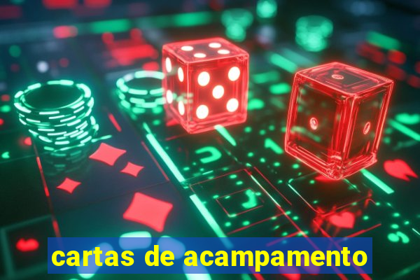 cartas de acampamento