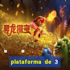 plataforma de 3 reais jogo