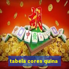 tabela cores quina