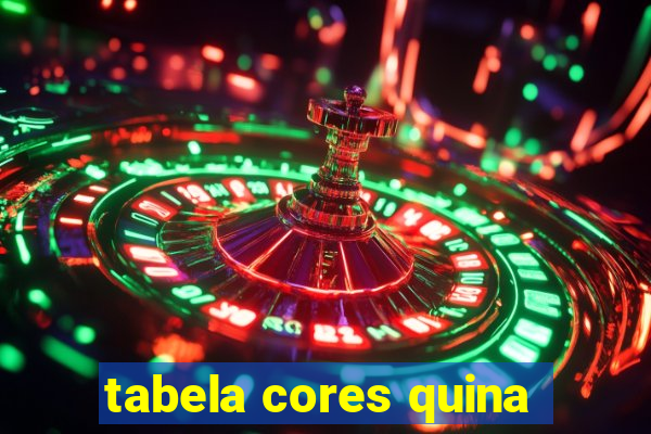 tabela cores quina