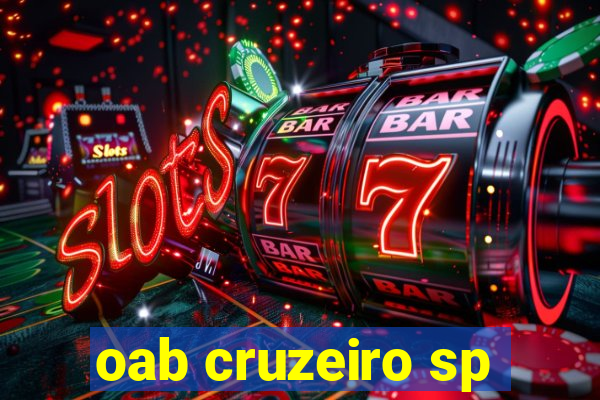 oab cruzeiro sp