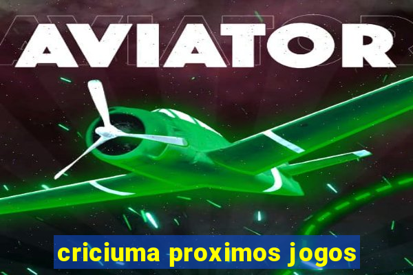 criciuma proximos jogos