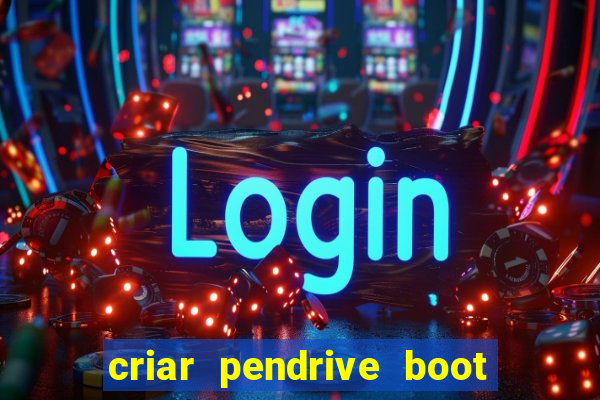 criar pendrive boot windows 10