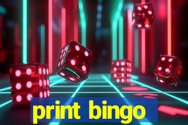 print bingo