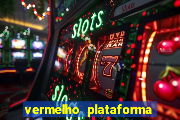 vermelho plataforma de jogos