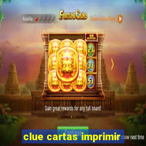 clue cartas imprimir