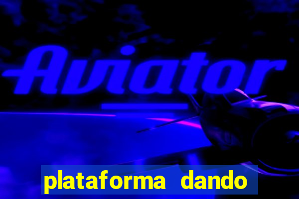 plataforma dando bonus de cadastro