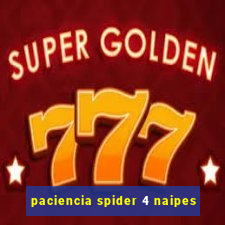 paciencia spider 4 naipes