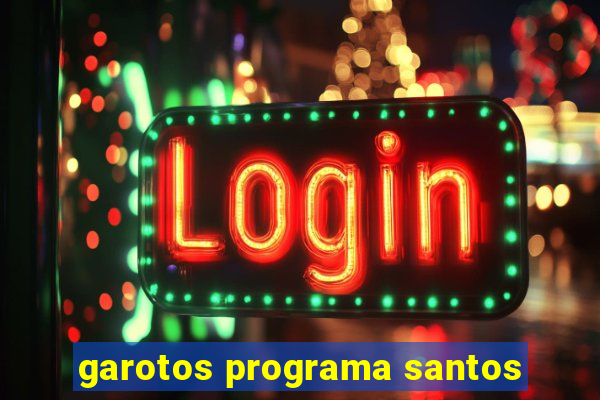 garotos programa santos